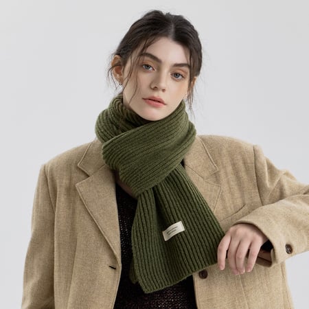 1 Piece Modern Stripe Polyester Women's Winter Scarves