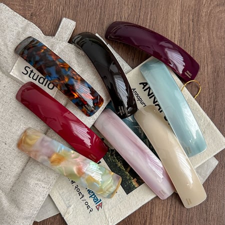 1 Piece Simple Series Cute Gradient Color Acetate Women's Hair Clips