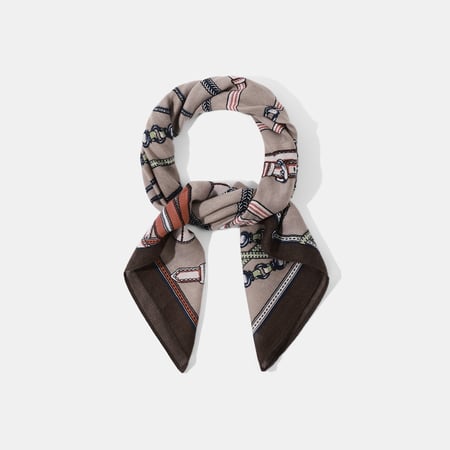 1 stuk luxe kettingrayon damesbandana
