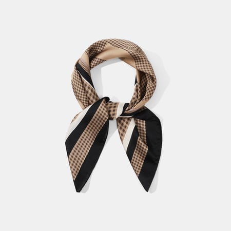 1 stuk dagelijkse geruite rayon damesbandana
