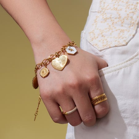 Shinning Serie Herz Edelstahl Gold Farbe frauen Schmuck Sets