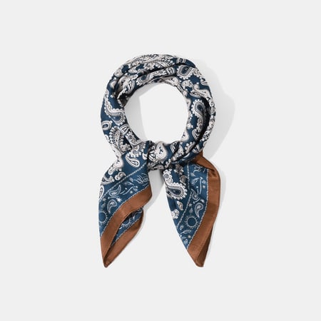 1 Parça Retro Kaju Çiçeği Rayon Kadın Bandanası