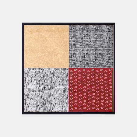 1 Parça Patchwork Kaju Çiçeği Rayon Kadın Bandanası 2