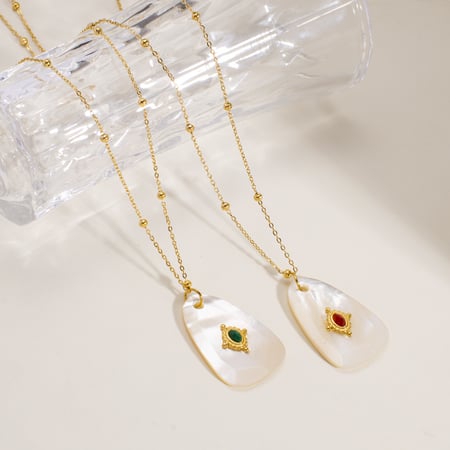 1 Piece  Elegant Irregular Shape Natural Stones Women's Pendant Necklaces
