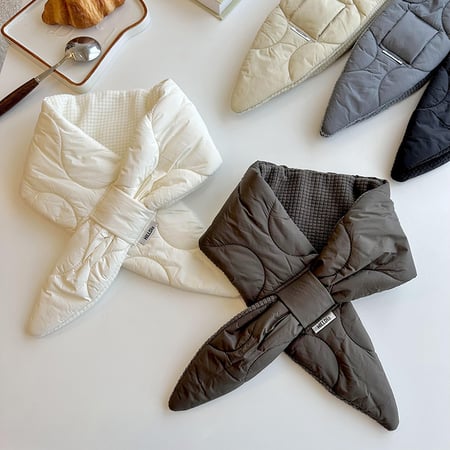 1 écharpe d&#39;hiver chaude en polyester pour femme 2