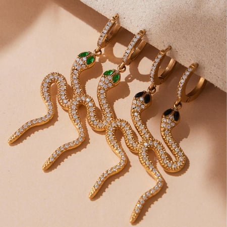 Parures de bijoux pour femmes sophistiquées en acier inoxydable et zircon couleur or 2