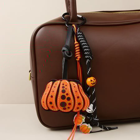 1 stuk schattige Halloween pompoen twist PU dames tasbedels