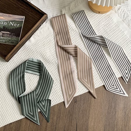 1 Parça Günlük Şerit Polyester Kadın Bandanası 2