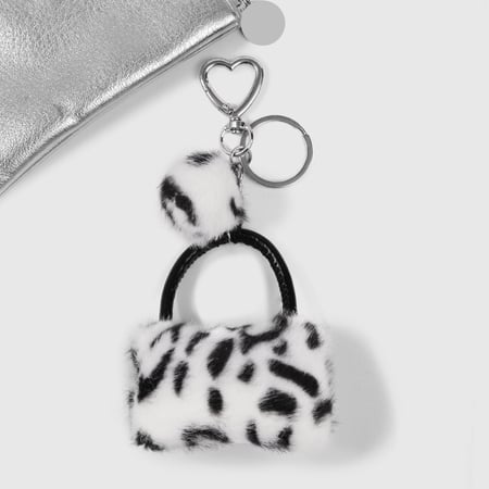 1 Parça Klasik Leopar Desenli Polyester Kadın Çanta Süsü 2