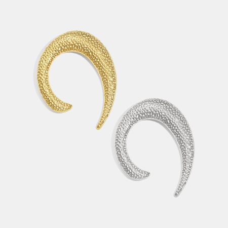 1 Piece U-shape Stainless Steel Gold Color Brooch 2