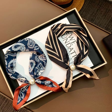 1 Piece Luxurious Paisley Pattern Polyester Women's Bandana 2