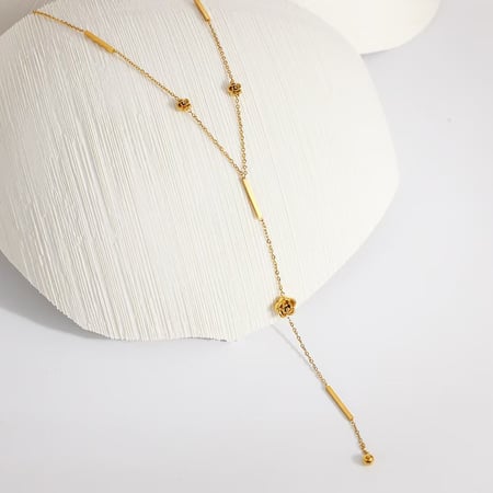 Collier simple en acier inoxydable pour femme, motif œil du diable, étoile et lune 2