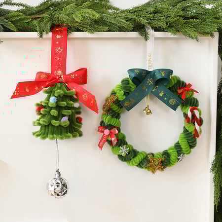 1 Piece Christmas Twist Handmade Polyester Party Supplies