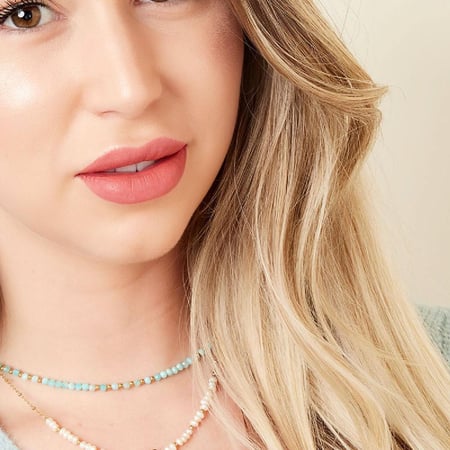 Necklace lovely pearl