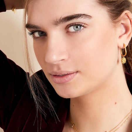 Stainless steel necklace love