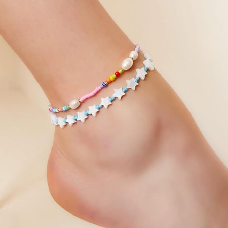 Starry night anklet - Beach collection