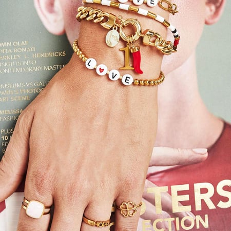 Bracelet Beaded Love