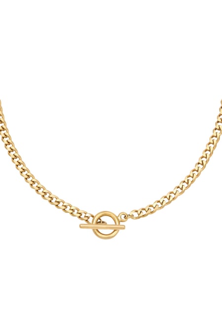 Ketting Chain Sanya Goud kleur Stainless Steel 2