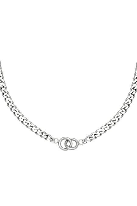 Ketting Intertwined Zilver Stainless Steel 2