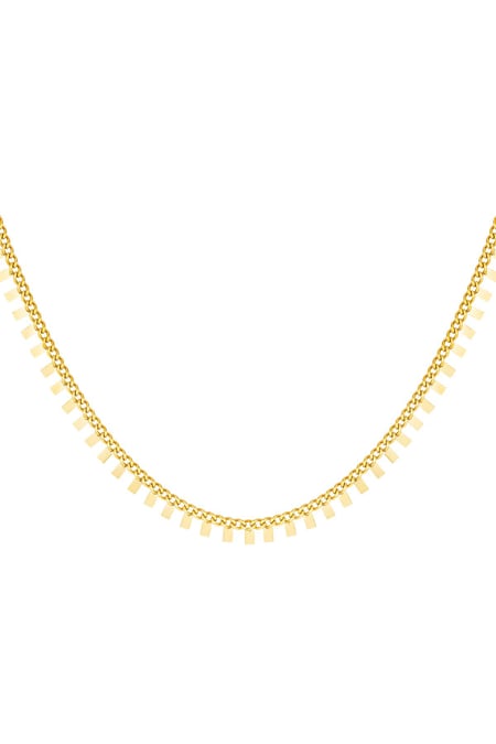 stainless steel necklace squares  2