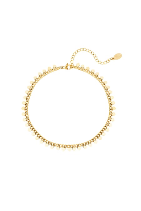stainless steel anklet hearts  2