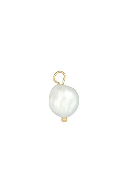 Charm Pearl Gold Color Stainless Steel 2