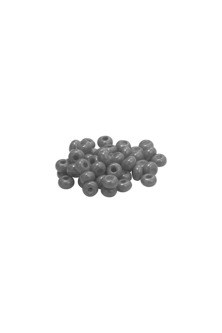 DIY Beads Coloured - 3MM Grijs Plastic 2