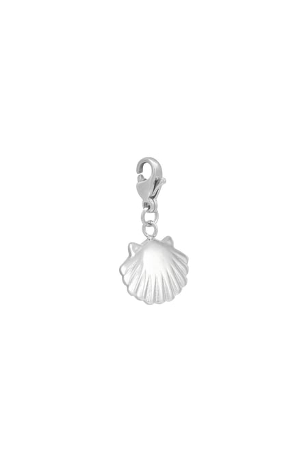 DIY Clasp Charm Clam Shell Silver Color Stainless Steel 2