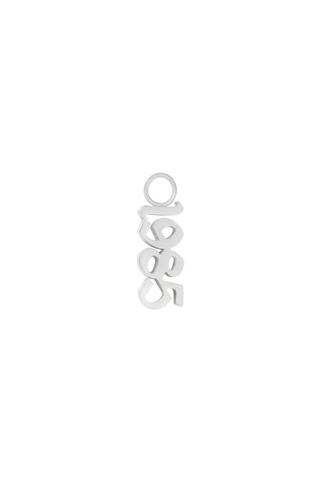 DIY Charm Geboortejaar Zilver - 1985 Stainless Steel 2