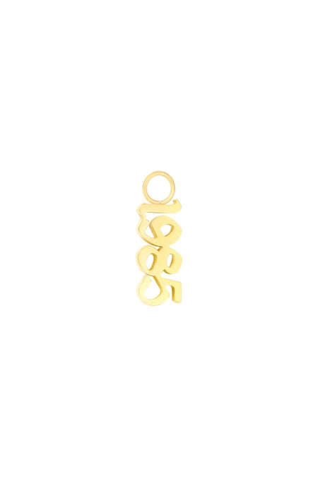 DIY Charm Geboortejaar Goud kleur - 1985 Stainless Steel