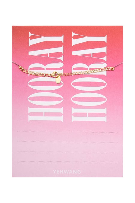 Bracelet It's Your Day - 1985 Couleur or Acier inoxydable