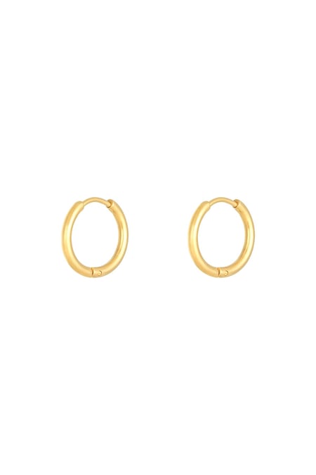 Boucles d'oreilles Little Hoops 1,6cm Acier inoxydable 2