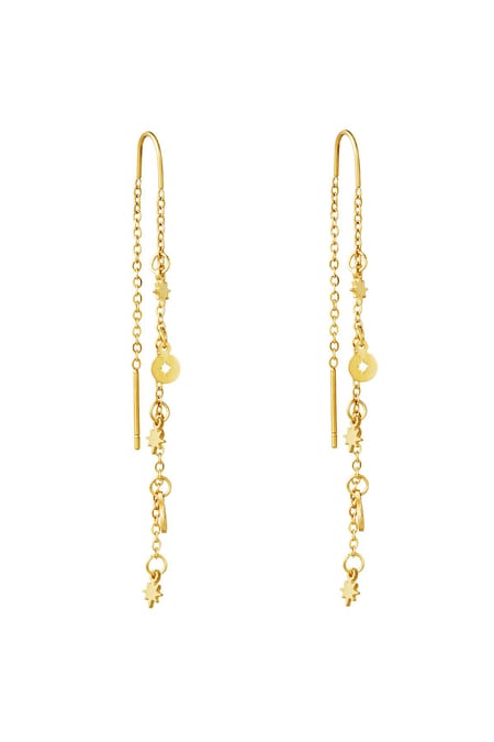 Earrings Starstruck Gold Color Stainless Steel 2