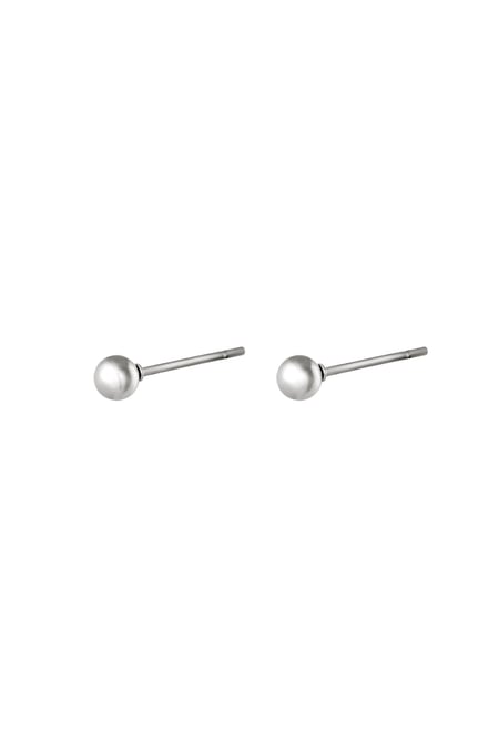 Boucles d'oreilles Midi Dot Argenté Acier inoxydable 2