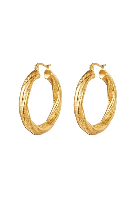 I cerchi sono diventati grandi Gold Stainless Steel 2