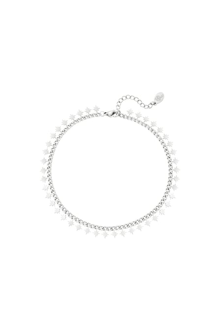stainless steel bracelet sparkling stars  2