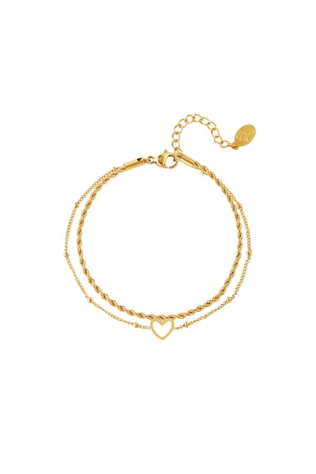 multi-layered stainless steel bracelet  2