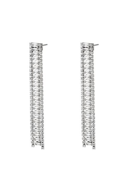 RVS oorbellen Shimmer Zilver Stainless Steel 2