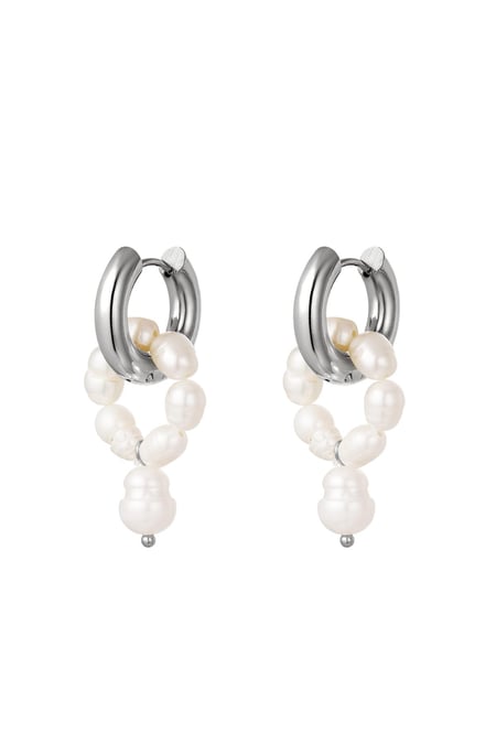 stainless steel earrings pearls  2