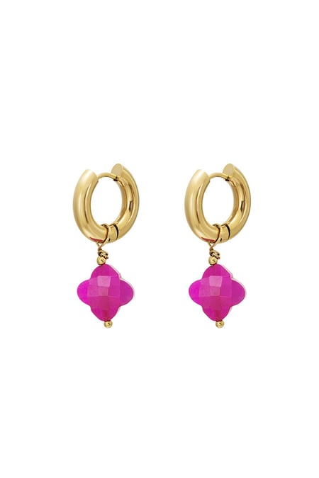 Clover earrings - #summergirls collection Rose Stainless Steel 2