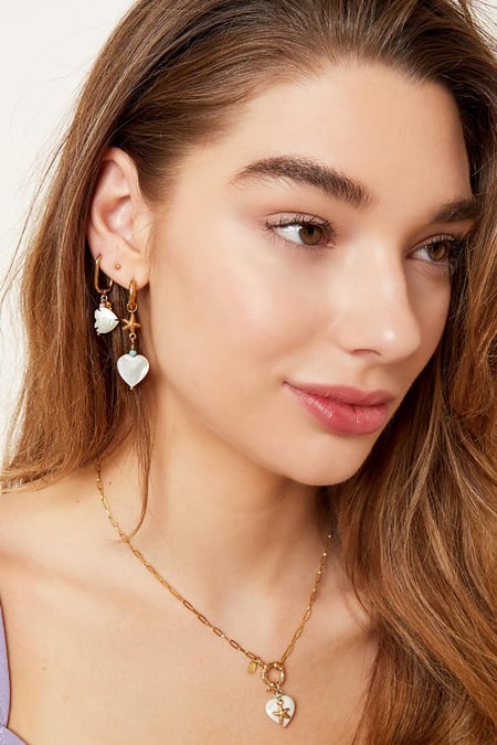 Sea star earrings - Beach collection Gold Color Stainless Steel