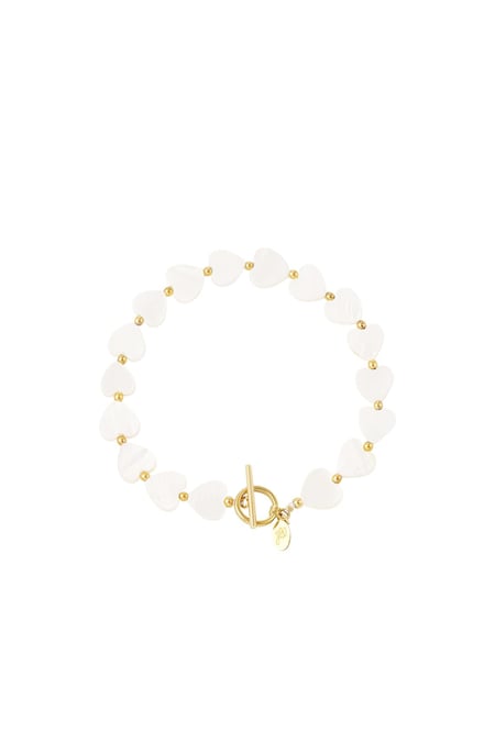 Bracciale Cuore - Collezione Beach White gold Sea Shells