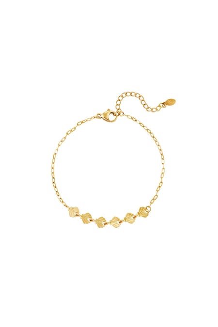 Bracelet coquillage - Collection plage Couleur or Acier inoxydable 2