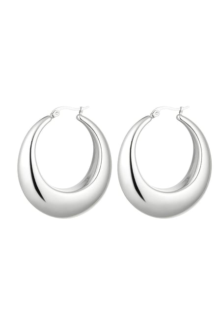 stainless steel hoop earring round  2