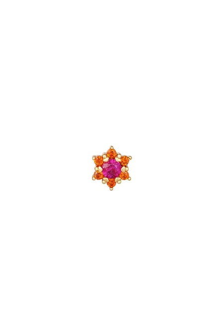 Piercing flower - Sparkle collection Fuchsia Copper 2
