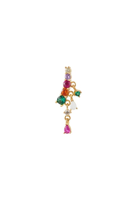 Piercing colored stones - Sparkle collection Multi Copper 2