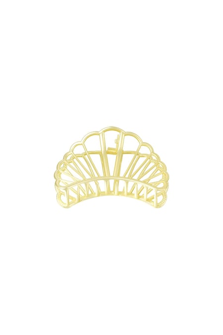 Haarklammer Selma Vintage Goldfarbe Metall 2