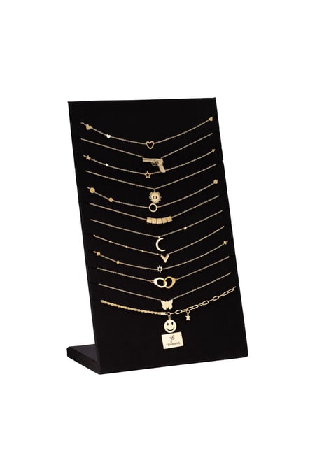 set of 12 stainless steel necklaces