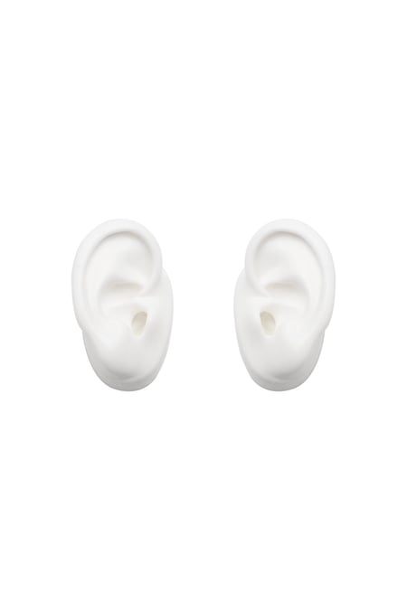 Ekran Kulak Seti White Plastic 2