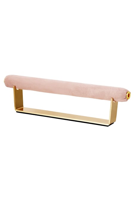 Display ring zachte stof Roze Suedine